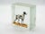 Glass Hand Painted Dog Paperweight Bookend For Sale - Image 7 of 8