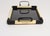 Art Deco Cream and Black Woven Rubber Vanity/Serving Tray With Glass Surface For Sale In New York - Image 6 of 15