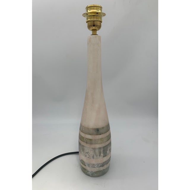 Volterra Alabaster Table Lamp, 1960 For Sale - Image 3 of 6