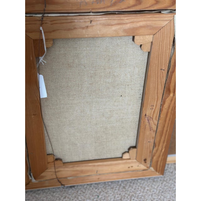 Gustav‑Adolf Johansson, Rural Landscape with Barns, 1950, Oil on Canvas, Framed For Sale - Image 8 of 15