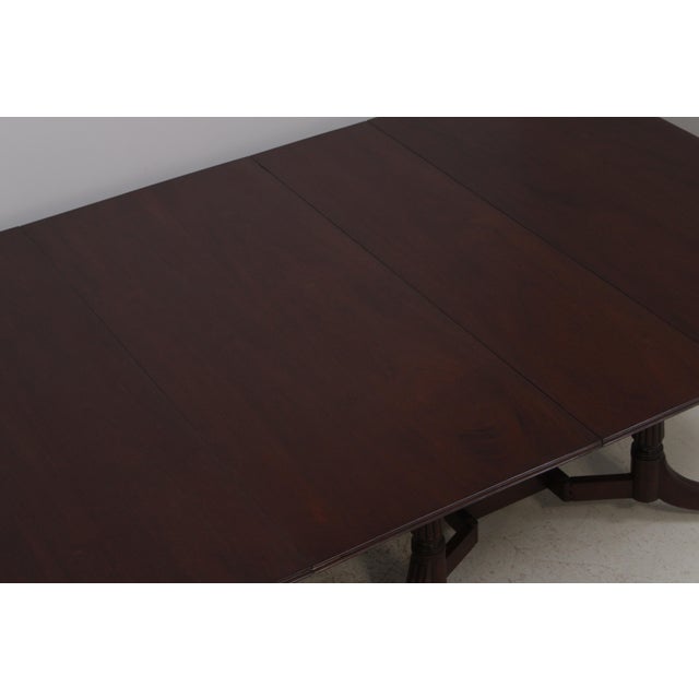 Brown Kittinger Colonial Williamsburg Cw-177 3 Part Dining Banquet Table For Sale - Image 8 of 18