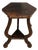 Antique Spanish Provincial Hexagonal Side / Drink Table – Hand‑Carved Gothic Revival Accent Table For Sale