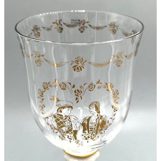 Gold The Romeo and Juliet Goblets by Franklin Mint, 1986, Set of 4 For Sale - Image 8 of 15