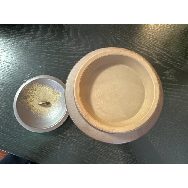 Tea Ceremony Water Pot Mizusashi, Japan, 1960s For Sale - Image 3 of 9