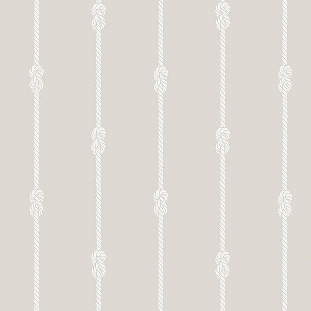 SAMPLE - Boråstapeter Knot Stripe Wallpaper In Sand For Sale
