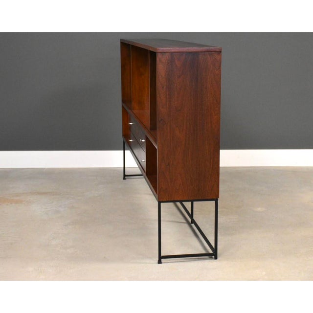 Mid-Century Modern Walnut Mid Century Modern Bookcase by Stanley Furniture For Sale - Image 3 of 10