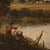 River Landscape with Fishermen, 19th Century, Oil Painting on Canvas, Framed For Sale - Image 4 of 12