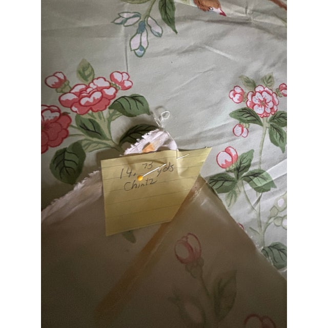 Textile 14.75 Yards of Chintz Fabric For Sale - Image 7 of 7
