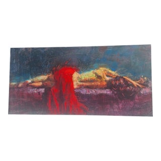 Venus by Henry Ascencio 1996 Limited Edition #49/75 Embellished Giclee on Canvas Contemporary Art Figurative Female Form Nude Abstract Expressionism For Sale