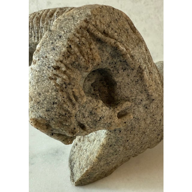 1960s Two Headed Horse Stone Sculpture by Lebadang For Sale In Austin - Image 6 of 17