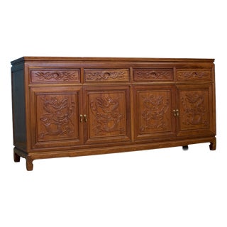 Mid-Century Chinese Sideboard in Teak, 1970s For Sale