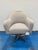 Textile Caracole Modern Swivel Chairs - Pair. For Sale - Image 7 of 9