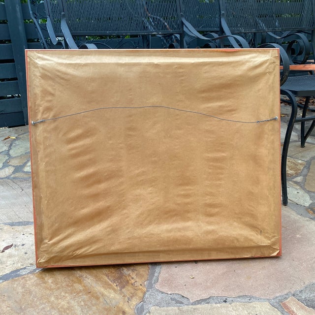 Vintage Floral Still Life Oil on Canvas Signed Denver ~ Framed For Sale - Image 10 of 10