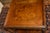 American Attributed to Henredon Barley Twist Dark Oak Wood End / Side Table With Center Cupboard & Shelves For Sale - Image 3 of 14