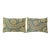Decorative Vintage European Chinoiserie Fabric Pillows with Floral - A Pair For Sale
