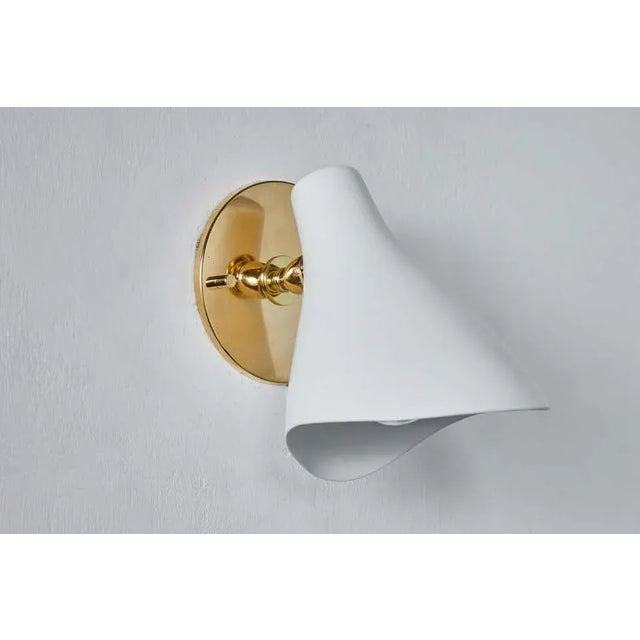 White Gino Sarfatti Model #10 Sconces for Arteluce - a Pair For Sale - Image 8 of 12
