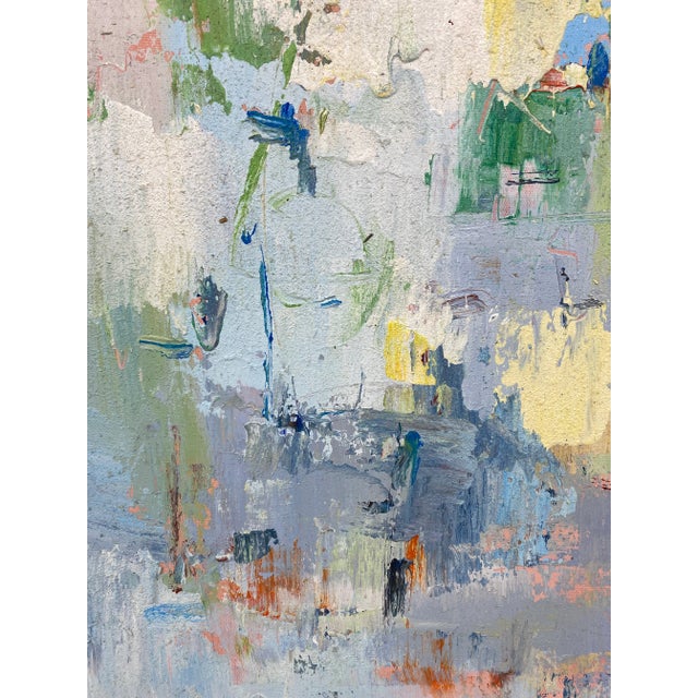 2020s Contemporary Abstract Original Oil Painting, 24" X 24" For Sale - Image 5 of 10