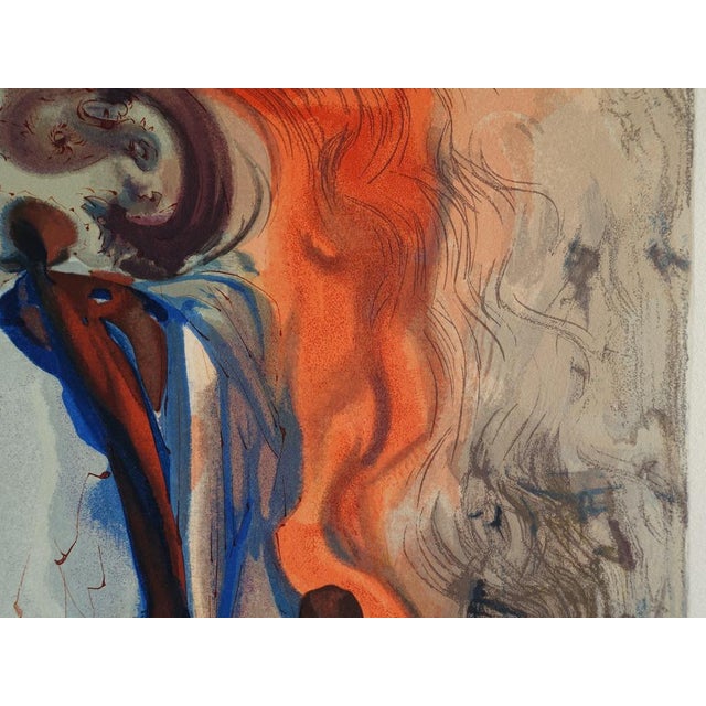 Salvador Dali, La Cascade de Flagétonte, Etching For Sale - Image 5 of 6