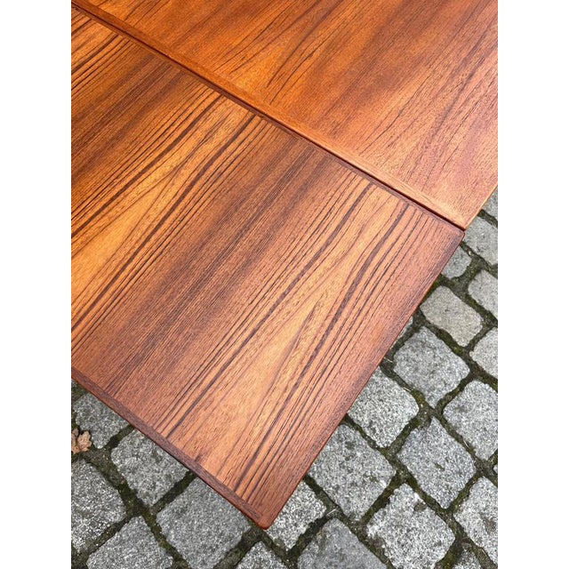 Extendable Teak Dining Table by Grete Jalk for Glostrup Møbelfabrik For Sale - Image 10 of 11