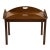 Art Deco Antique English Butlers Table With Brass Screws For Sale - Image 3 of 9