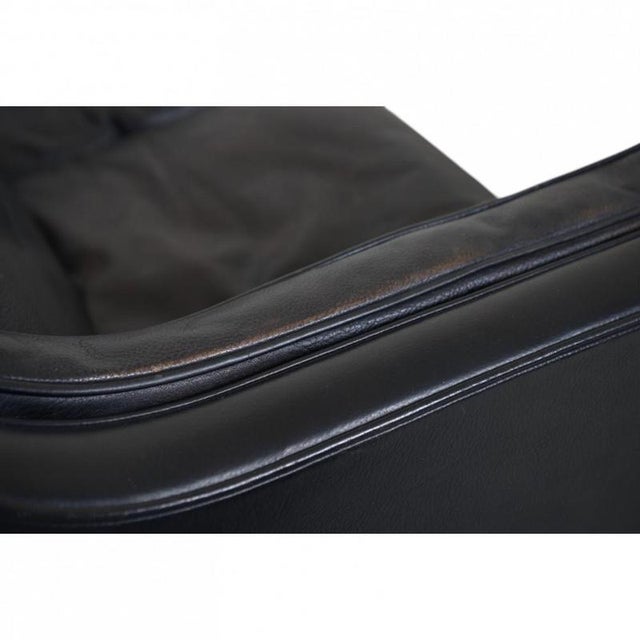 2212 2-Seater Sofa in Black Leather by Børge Mogernsen, 1980s For Sale - Image 14 of 18