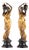 Couple of Maidens with Amphora, 2000s, Bronze, Set of 2 For Sale