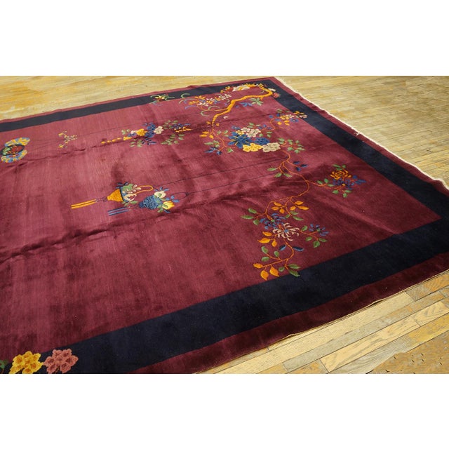 1920s Chinese Art Deco Carpet For Sale - Image 13 of 13