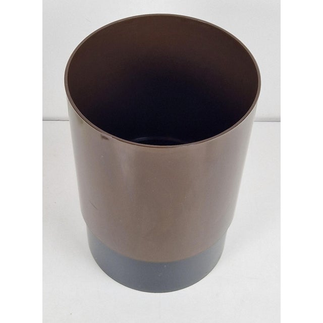 Vintage Office Waste and Paper Basket by Jean René Talopp for Samp de Manade Design, 1970s For Sale - Image 4 of 7