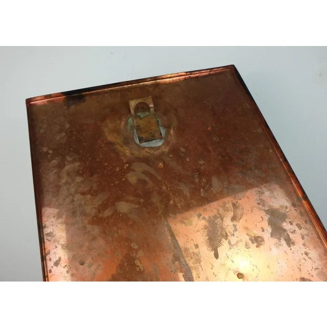 Mid-Century Copper Relief of Sailboat, 1950s For Sale - Image 9 of 10