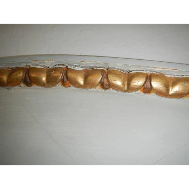 Italian Lacquered Frame with Torciglione Forge Gold, 1920s For Sale - Image 12 of 13