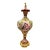 French Porcelain Vase With Romantic Couple Scene & Cherub Finial – Gilt Bronze Mounted Vase For Sale