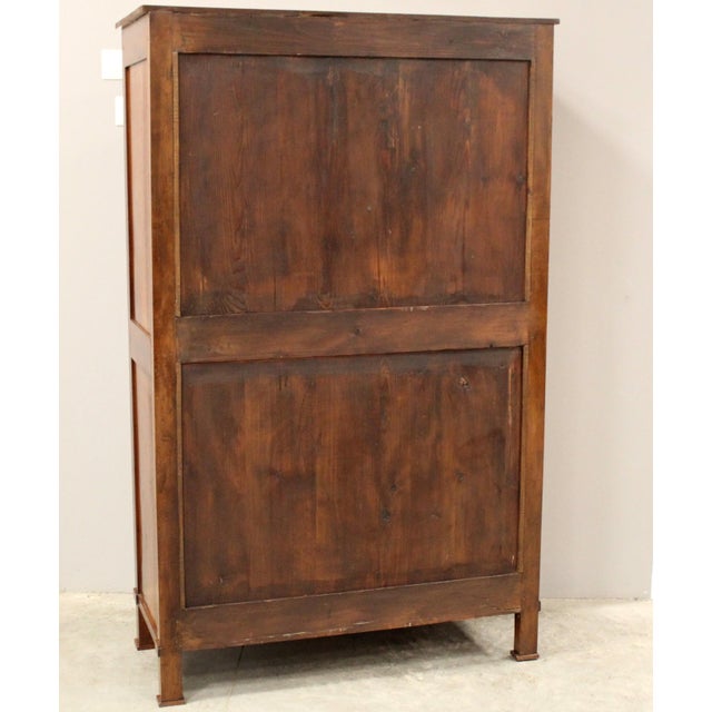 Brown Empire Walnut Display Chest of Drawers, 19th Century For Sale - Image 8 of 17