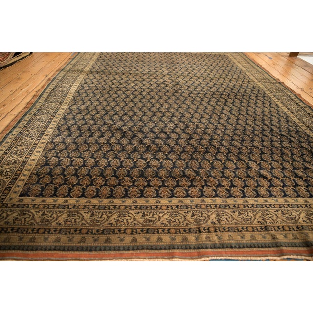 Antique Tea Washed Tabriz Carpet - 8'2" x 10'8" For Sale - Image 10 of 15