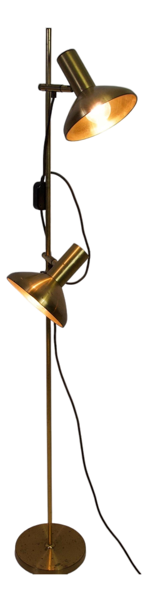 Adjustable Brass Floor Lamp, Germany, 1970s