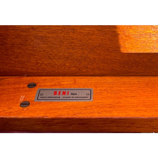 Mid-Century Modern Danish Beni Mobler Teak Mixed Wood Folding Coffee Table For Sale - Image 13 of 13