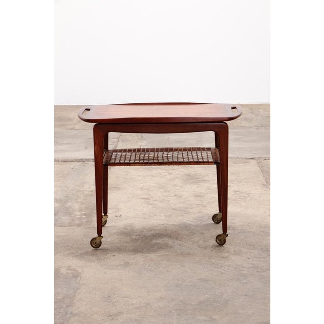 1960s Trolley in Teak by Poul Jensen for Selig, Denmark, 1960 For Sale - Image 5 of 18