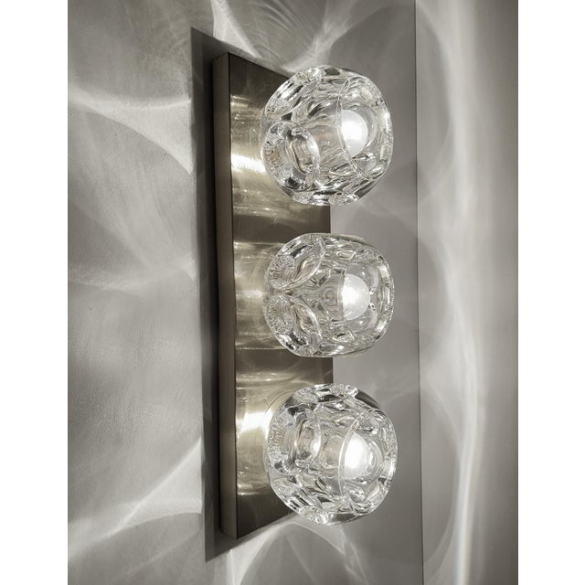 Large Space Age Glass Sconces from Peill & Putzler, 1970s, Set of 2 For Sale - Image 15 of 18