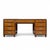 Baker Furniture Campaign Style Leather Top Partners Desk For Sale - Image 9 of 10