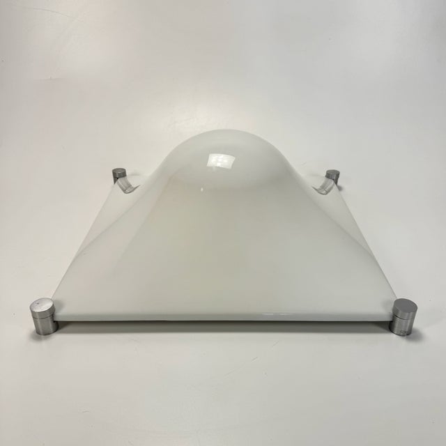 Large Bolla Flush Mount Lamp from Martinelli Luce, Italy, 1970s For Sale - Image 10 of 11