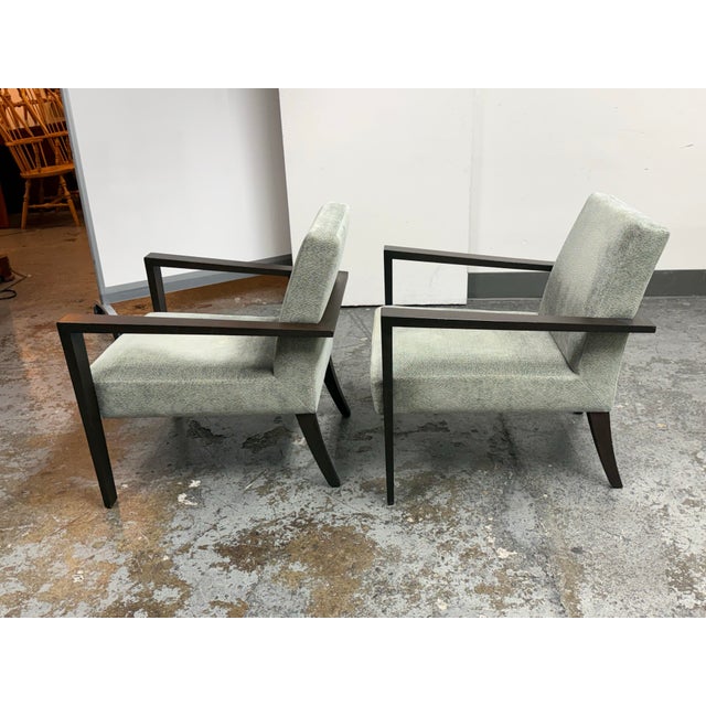 Ligne Roset Didier Gomez for Ligne Roset French Line Armchairs, Pair For Sale - Image 4 of 12