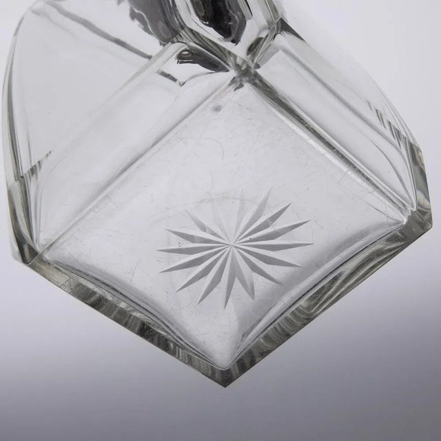 20th Century English Solid Silver & Glass Spirit Decanter from Mappin & Webb, 1929s For Sale - Image 10 of 13