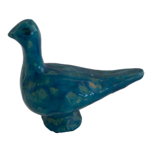Ming Dynasty Blue Glazed Terra Cotta Bird