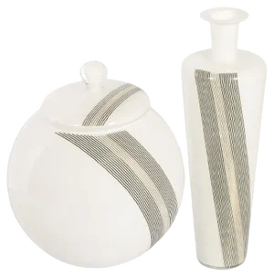 Murano Glass Vases by Tapio Wirkkala for Venini, 1968, Set of 2