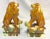 Traditional Vintage Chinese Sancai Style Glazed Ceramic Foo Dogs Circa 1970's For Sale - Image 3 of 12