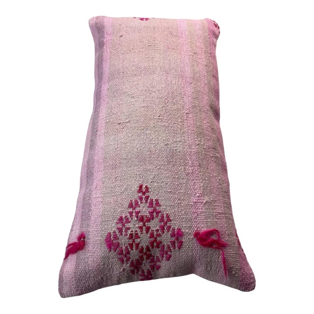 Vintage Turkish Kilim Pillow Cover For Sale - Image 9 of 11