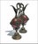 Victorian 19thC Antique Ornate Brass Commemorative European Decorative Ewers-Set of Two For Sale - Image 3 of 10