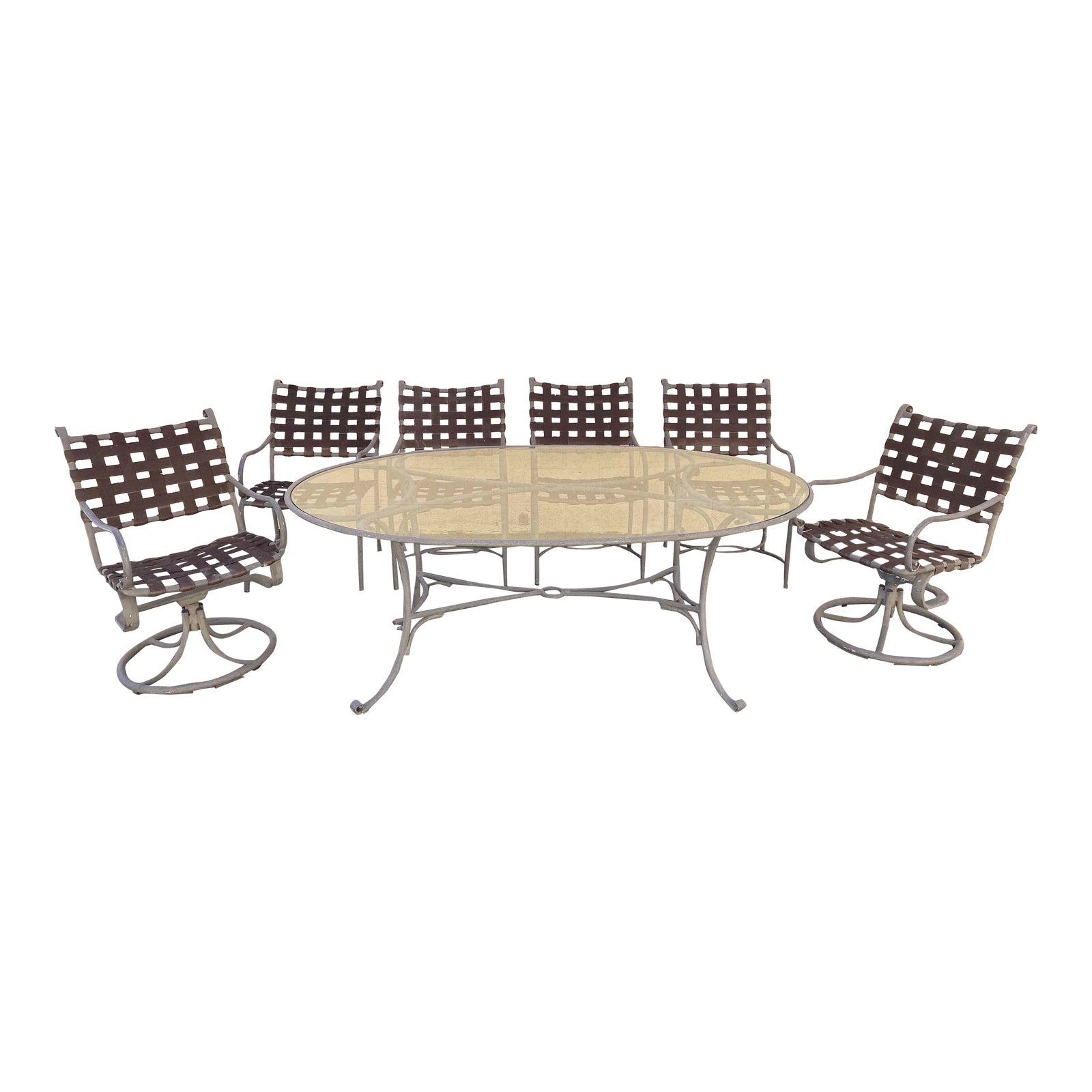 Brown Jordan Roma Patio Furniture Set, 7 Pieces Chairish