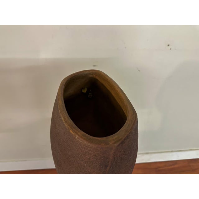 Clayton James Large Clay Head Vessel For Sale In Seattle - Image 6 of 10