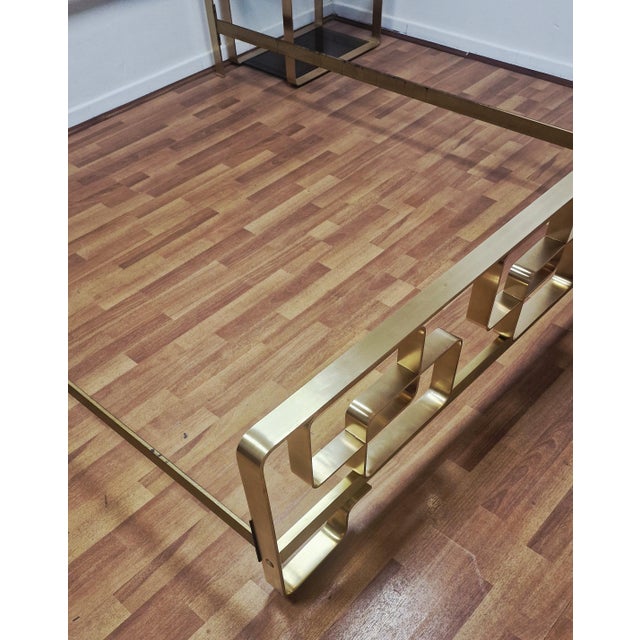 Vintage Brass Bedroom Set, 1970s, Italy, Set of 3 For Sale - Image 9 of 15