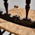 Rustic Wood French Chairs, 1950s, Set of 4 For Sale - Image 10 of 18